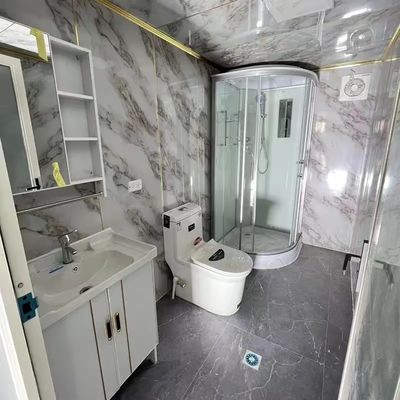 Expandable Prefab Container Home with Double Wing Folding Room and MGO Board Floor