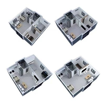 Assembling Expansion Expandable Container House Homes With Aluminum Window