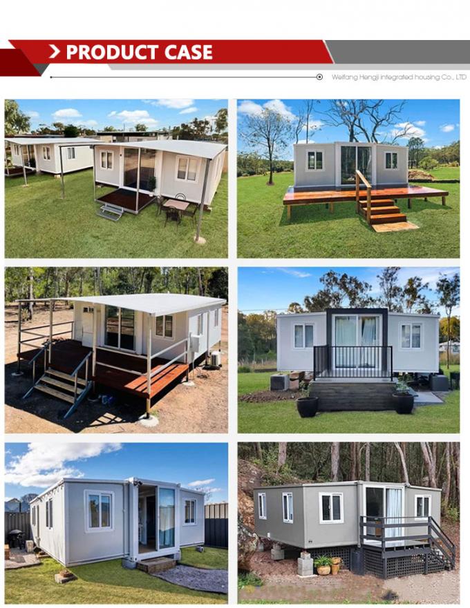 20ft Modern Container House with EPS Sandwich Panels Roof and Double ...