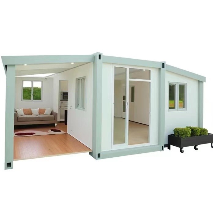 20ft Modern Container House with EPS Sandwich Panels Roof and Double ...